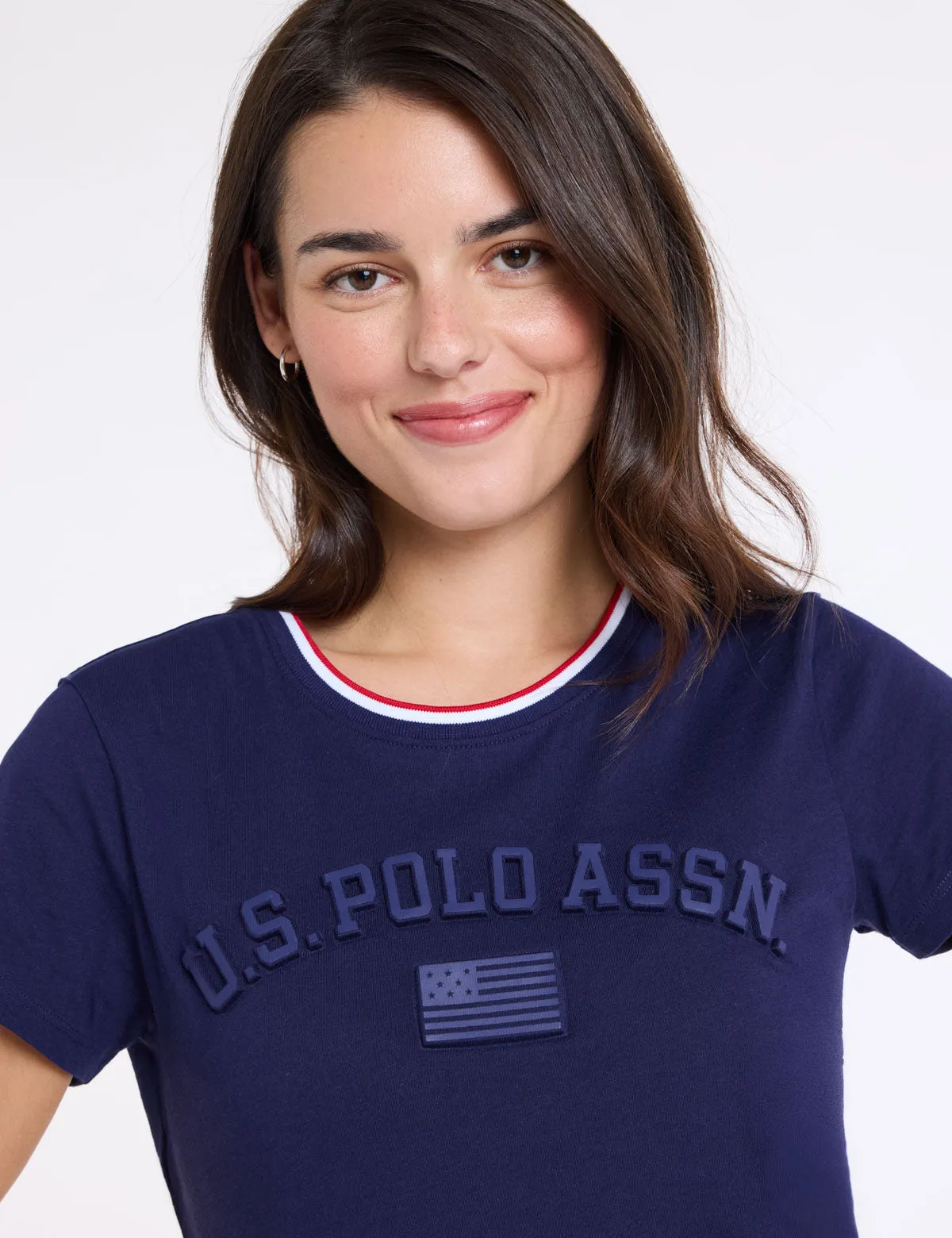 SIGNATURE STRIPE ARCH WORDMARK T-SHIRT sold by U.S. Polo Assn. product image thumbnail 2