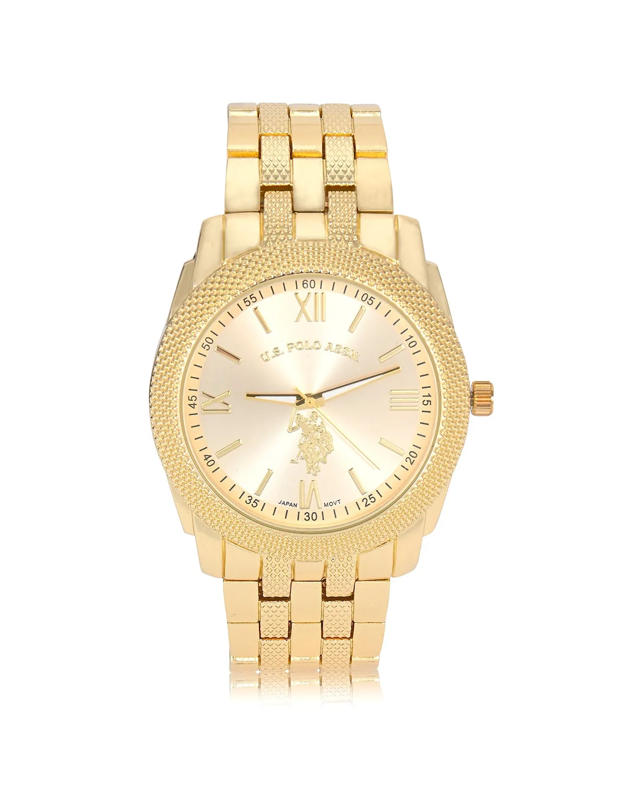 HIS AND HERS GOLD LINK WATCH SET sold by U.S. Polo Assn. product image thumbnail 5