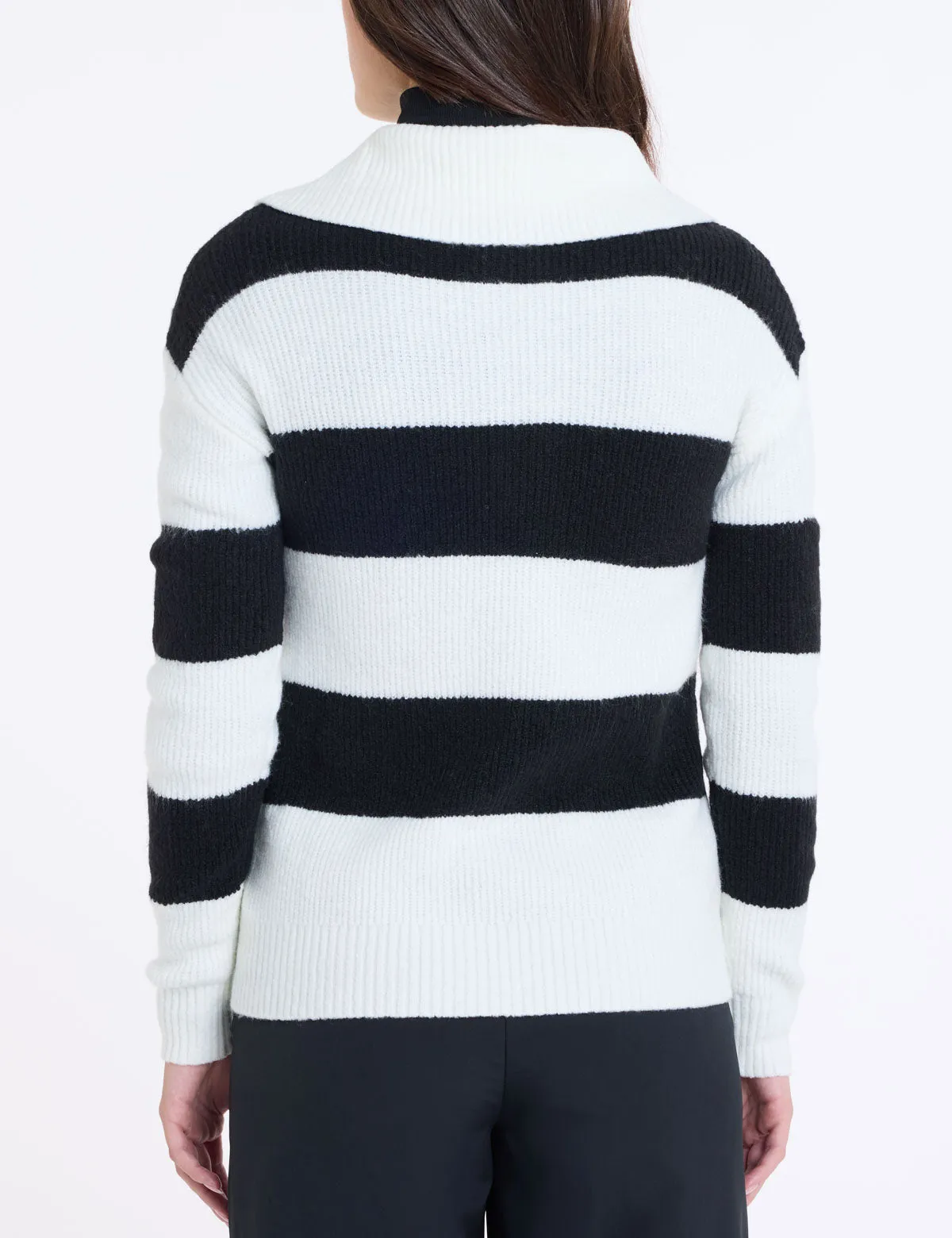 1/2 ZIP RUGBY STRIPE SWEATER sold by U.S. Polo Assn. product image thumbnail 4