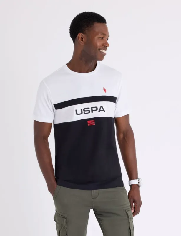 USPA SPORT COLORBLOCK T-SHIRT made by U.S. Polo Assn.