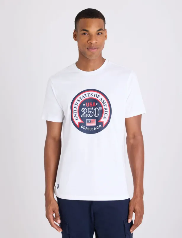 USA 250TH ANNIVERSARY GRAPHIC T-SHIRT made by U.S. Polo Assn.