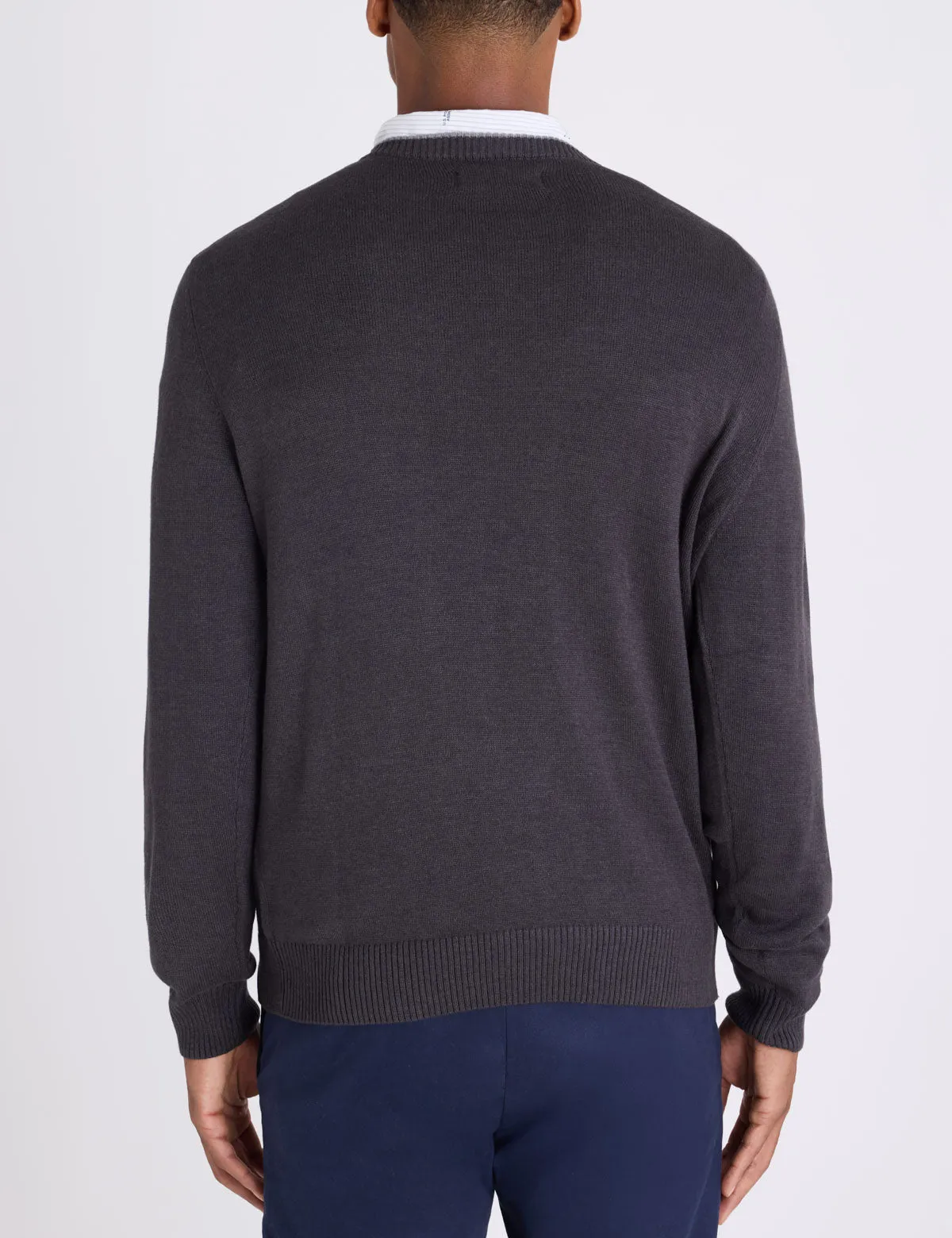 SOFT COTTON JERSEY CREW NECK SWEATER sold by U.S. Polo Assn. product image thumbnail 4