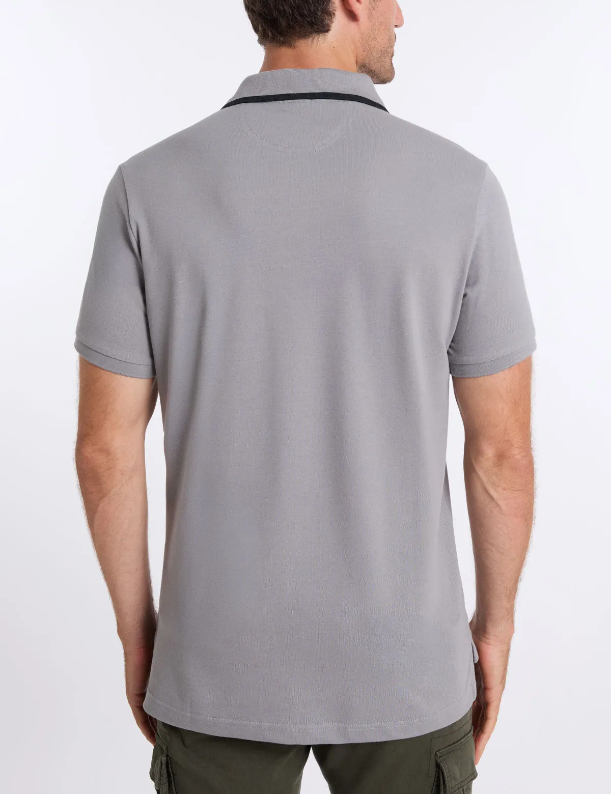 SOLID STRETCH PIQUE POLO SHIRT sold by U.S. Polo Assn. product image thumbnail 3