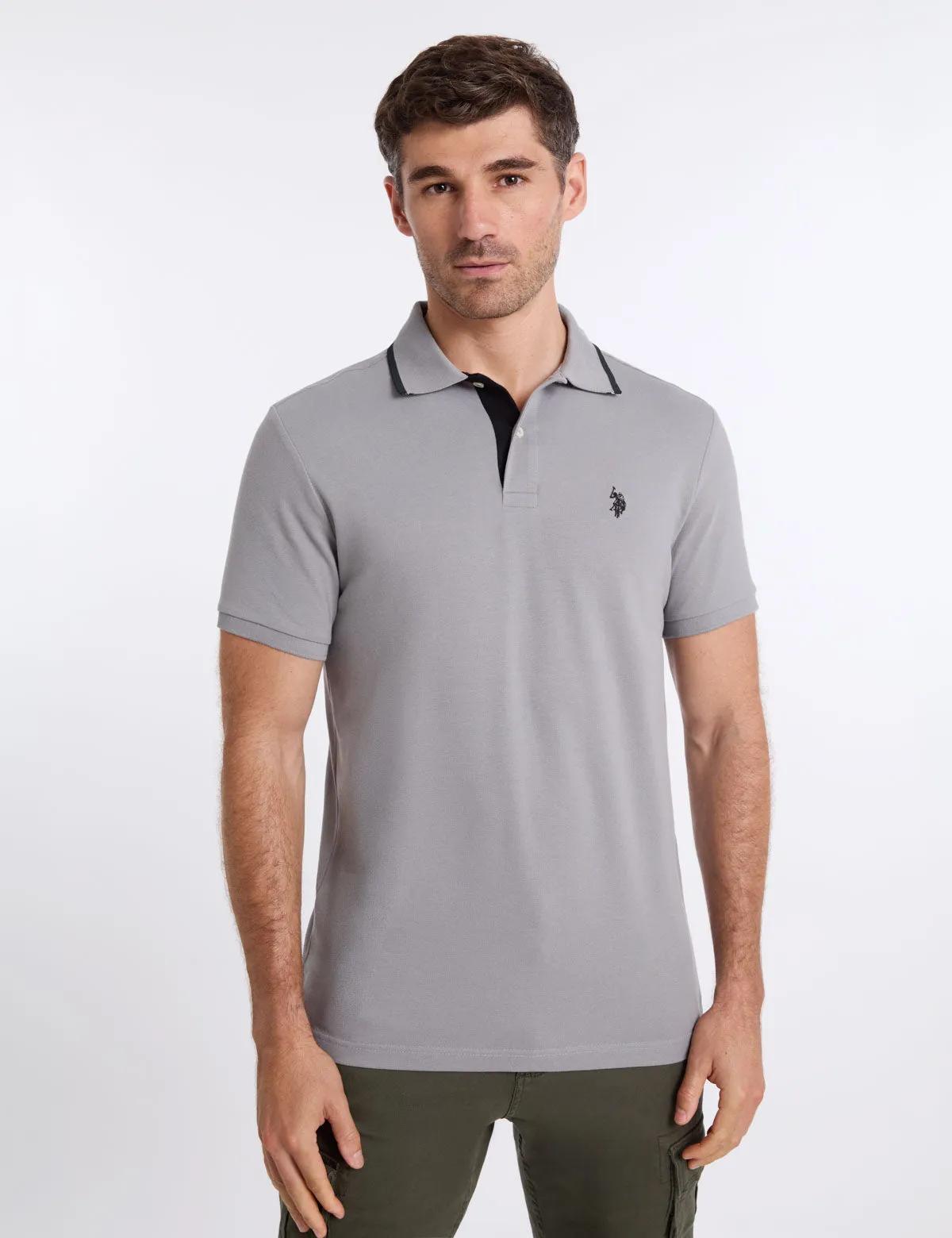SOLID STRETCH PIQUE POLO SHIRT sold by U.S. Polo Assn. product image thumbnail 2