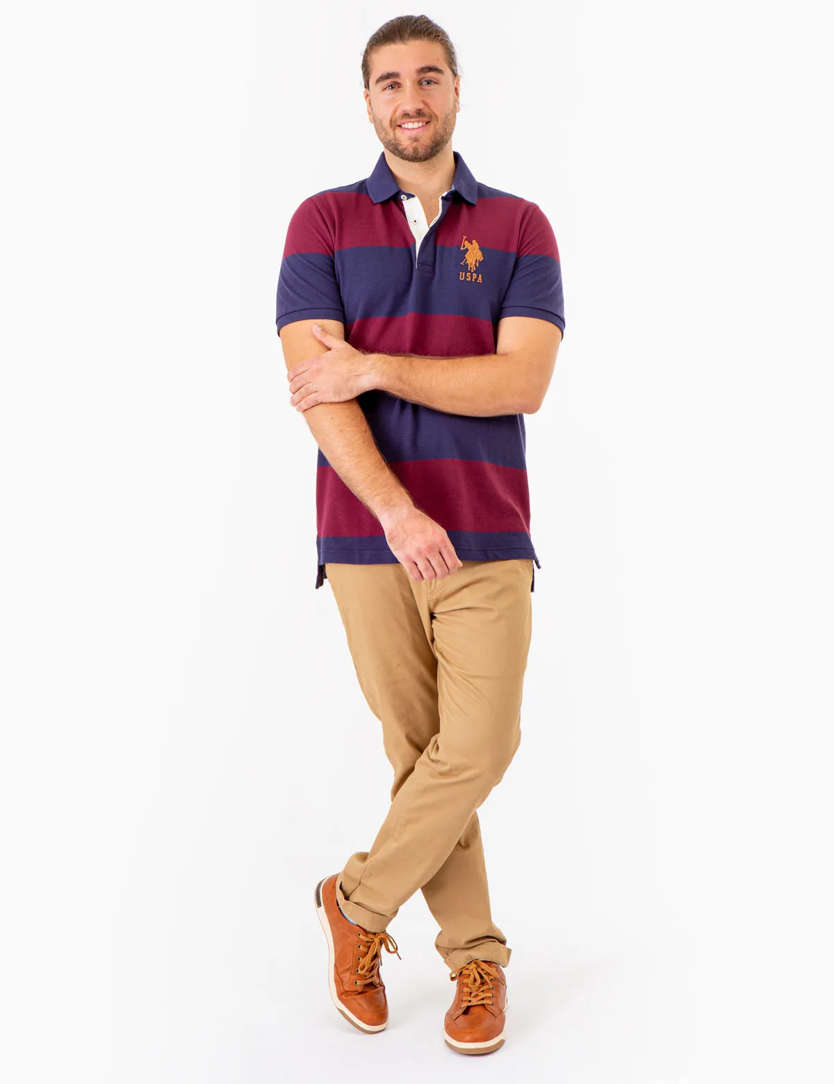 RUGBY STRIPE POLO SHIRT sold by U.S. Polo Assn. product image thumbnail 2