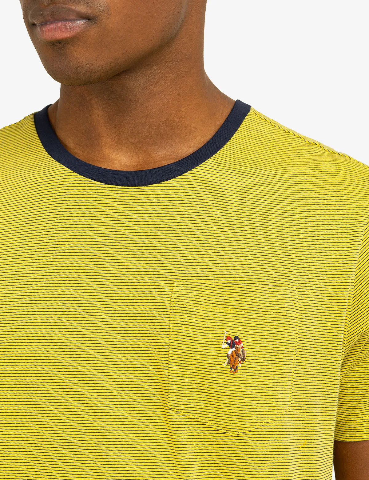 MINI STRIPE RINGER T-SHIRT WITH POCKET sold by U.S. Polo Assn. product image thumbnail 5