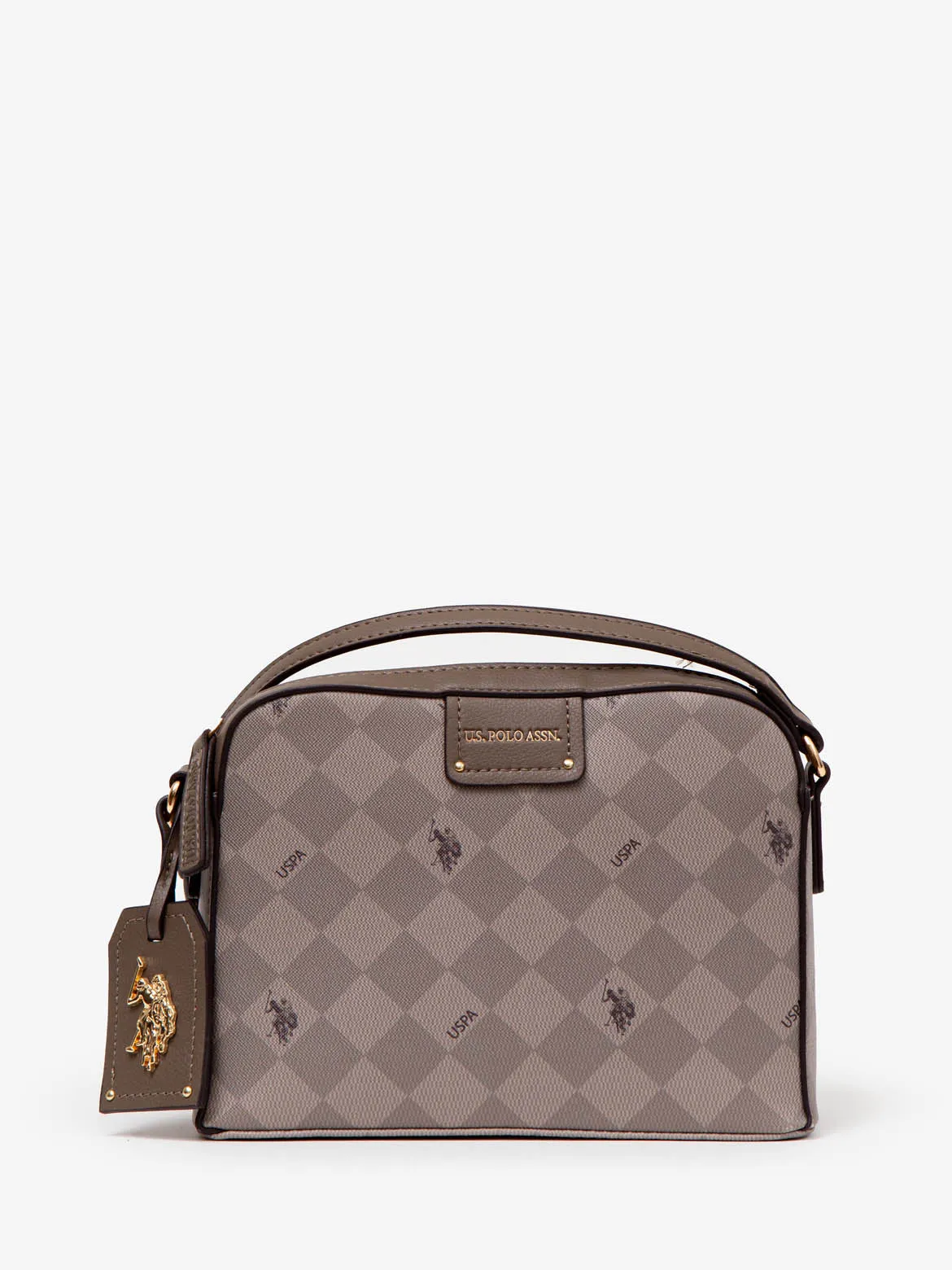 DIAMOND SIGNATURE CROSSBODY BAG sold by U.S. Polo Assn.