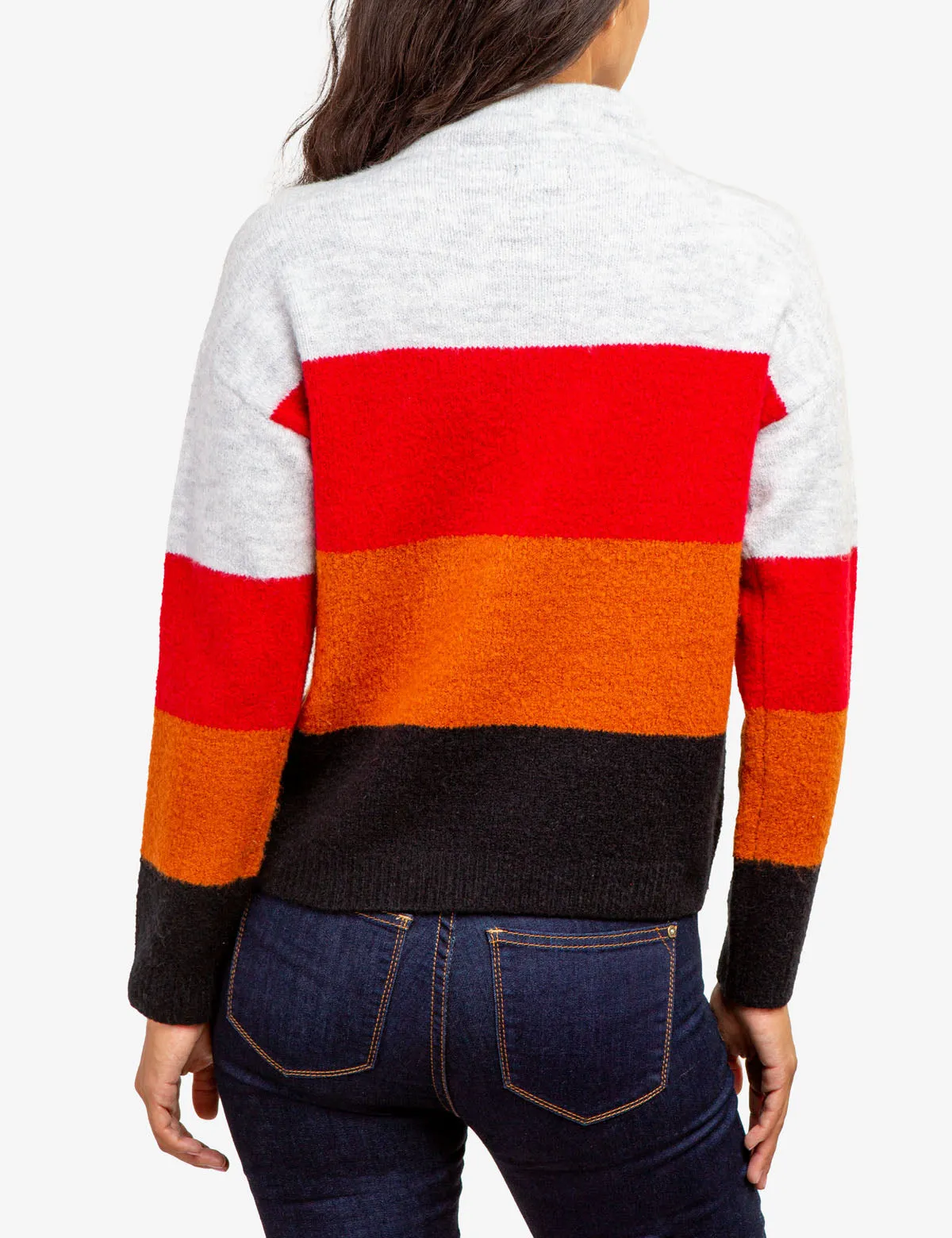 COLORBLOCK MOCK NECK SWEATER sold by U.S. Polo Assn. product image thumbnail 3
