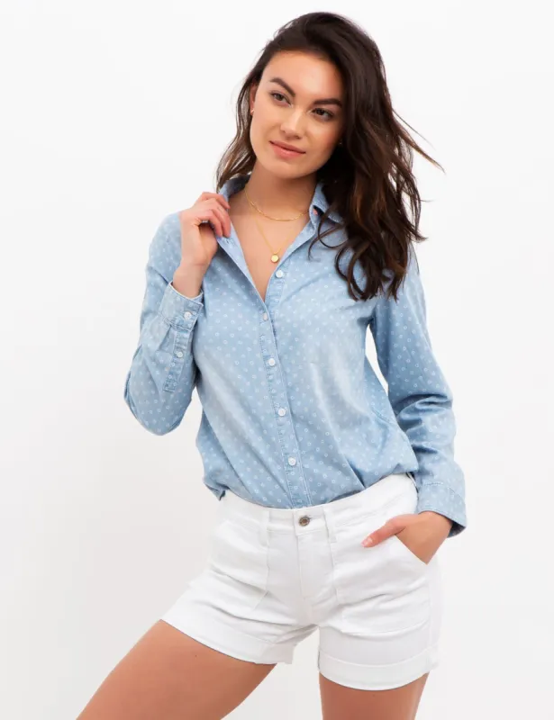 LONG SLEEVE DENIM SHIRT made by U.S. Polo Assn.