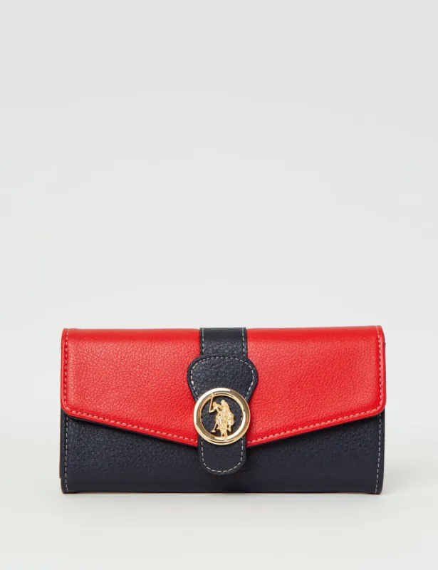 MEDALLION LARGE FLAP WALLET sold by U.S. Polo Assn.