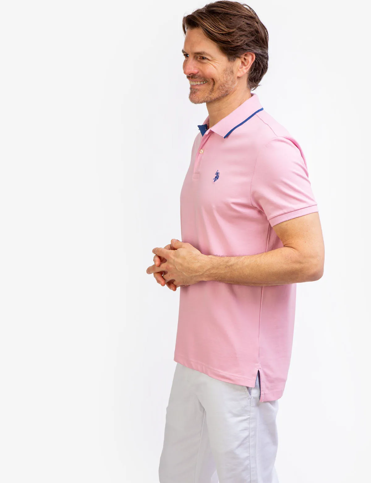 SLIM FIT STRETCH PIQUE POLO SHIRT sold by U.S. Polo Assn. product image thumbnail 3