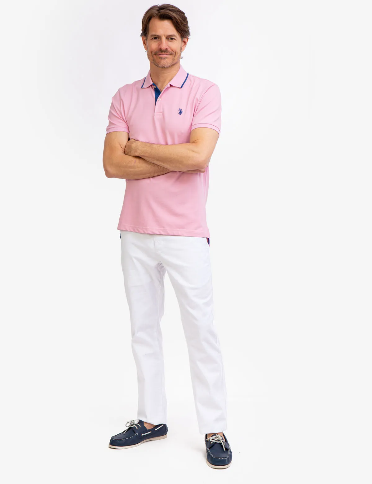 SLIM FIT STRETCH PIQUE POLO SHIRT sold by U.S. Polo Assn. product image thumbnail 2