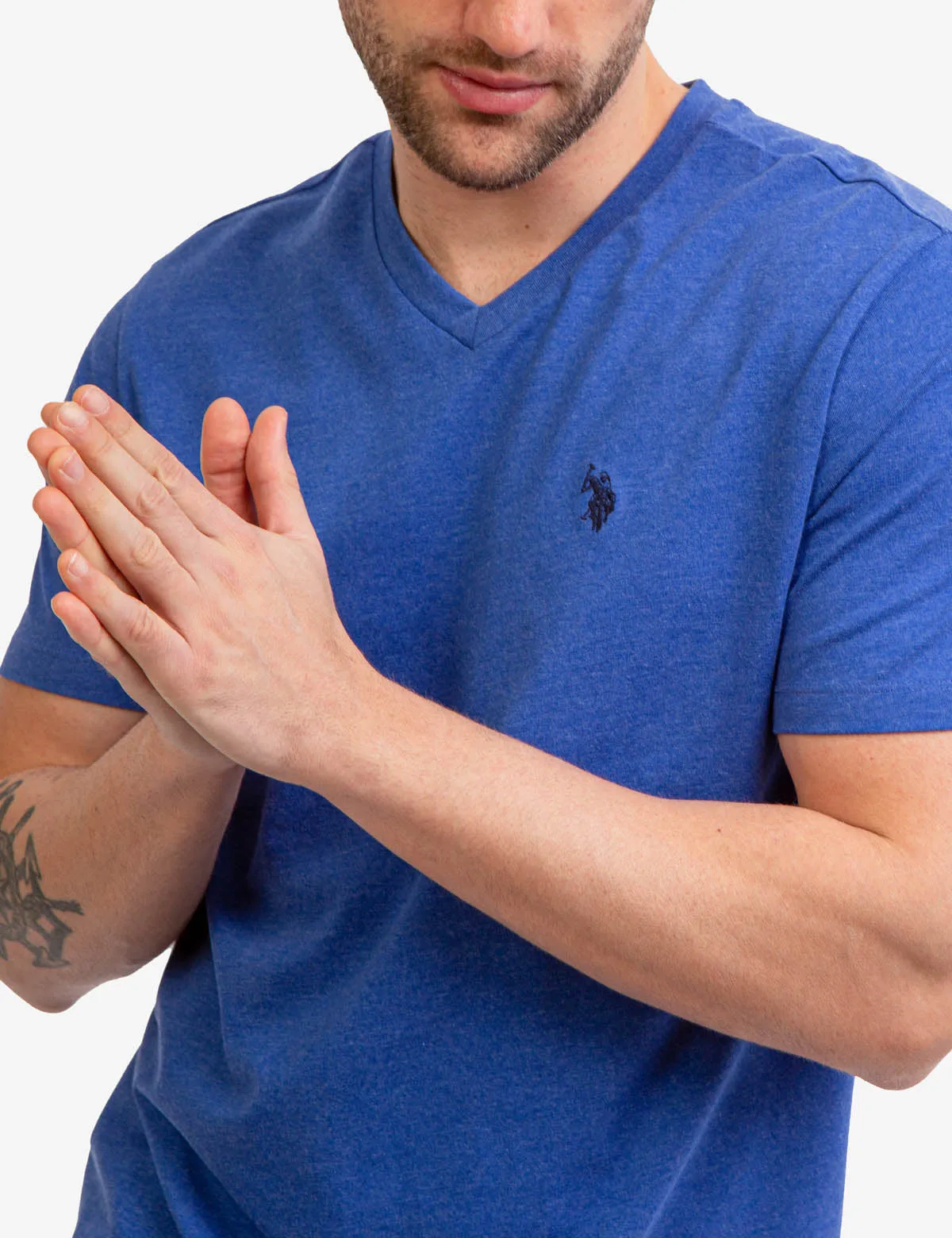 SOLID V-NECK T-SHIRT sold by U.S. Polo Assn. product image thumbnail 2