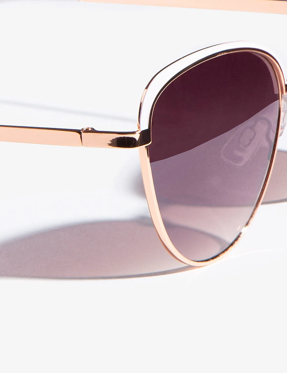 LADIES METAL CAT EYE SUNGLASSES sold by U.S. Polo Assn. product image thumbnail 3