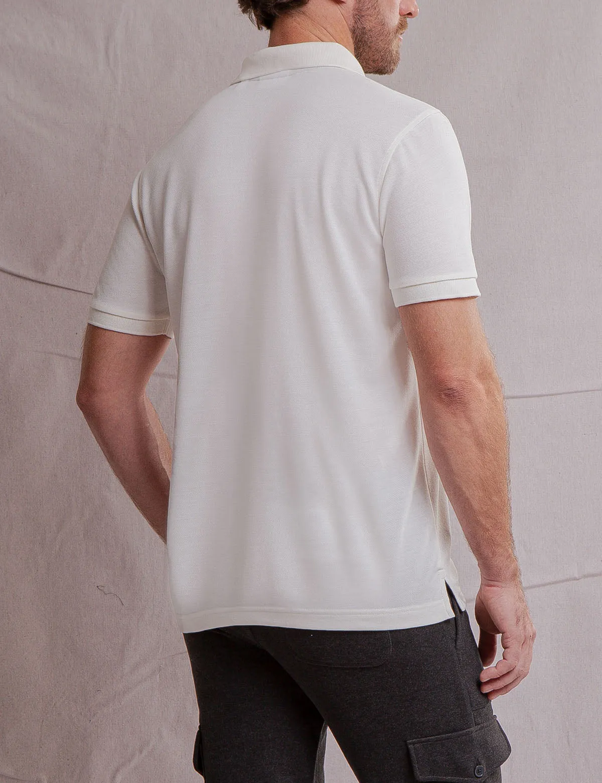 WHITE LABEL RECYCLED POLO SHIRT sold by U.S. Polo Assn. product image thumbnail 4