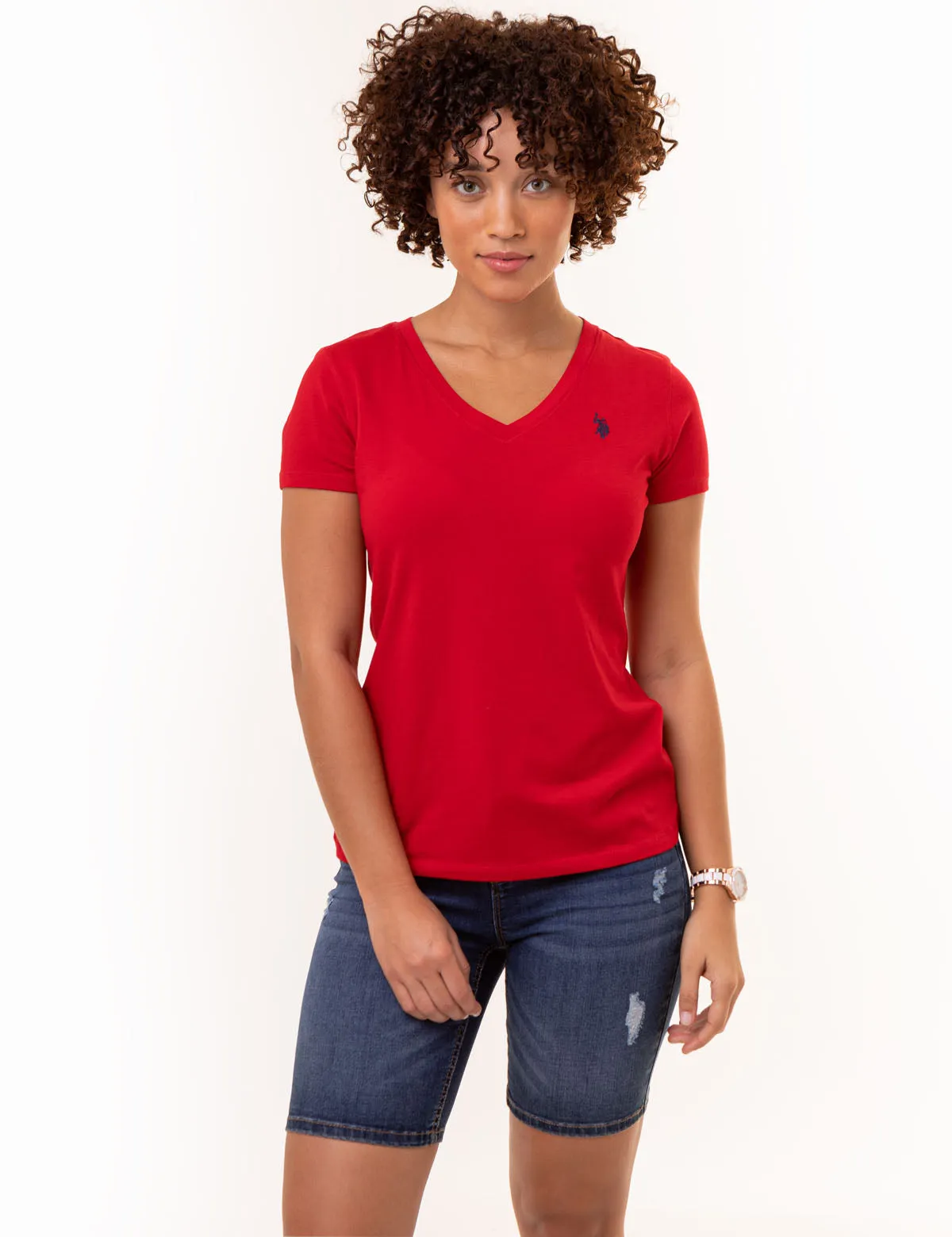 V-NECK T-SHIRT sold by U.S. Polo Assn. product image thumbnail 2
