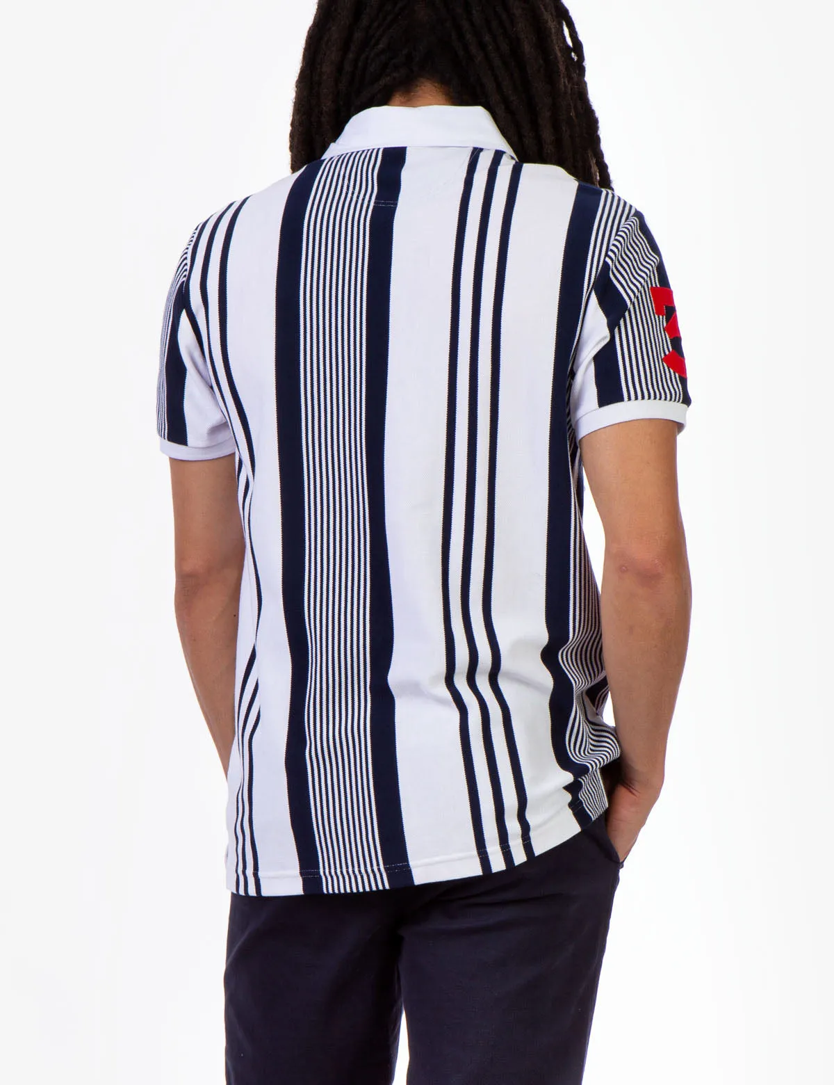 STRIPE PIQUE POLO SHIRT sold by U.S. Polo Assn. product image thumbnail 5