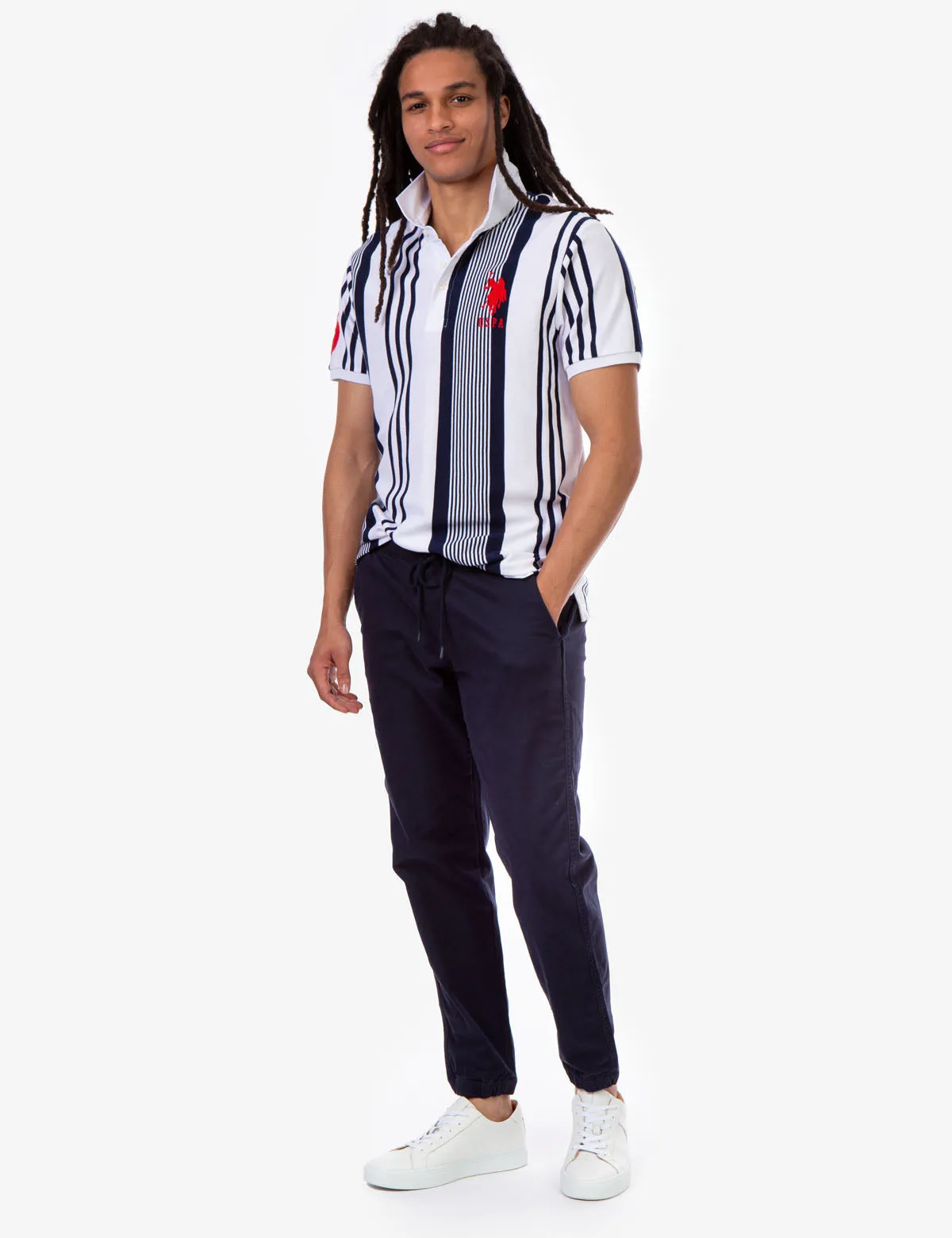 STRIPE PIQUE POLO SHIRT sold by U.S. Polo Assn. product image thumbnail 2