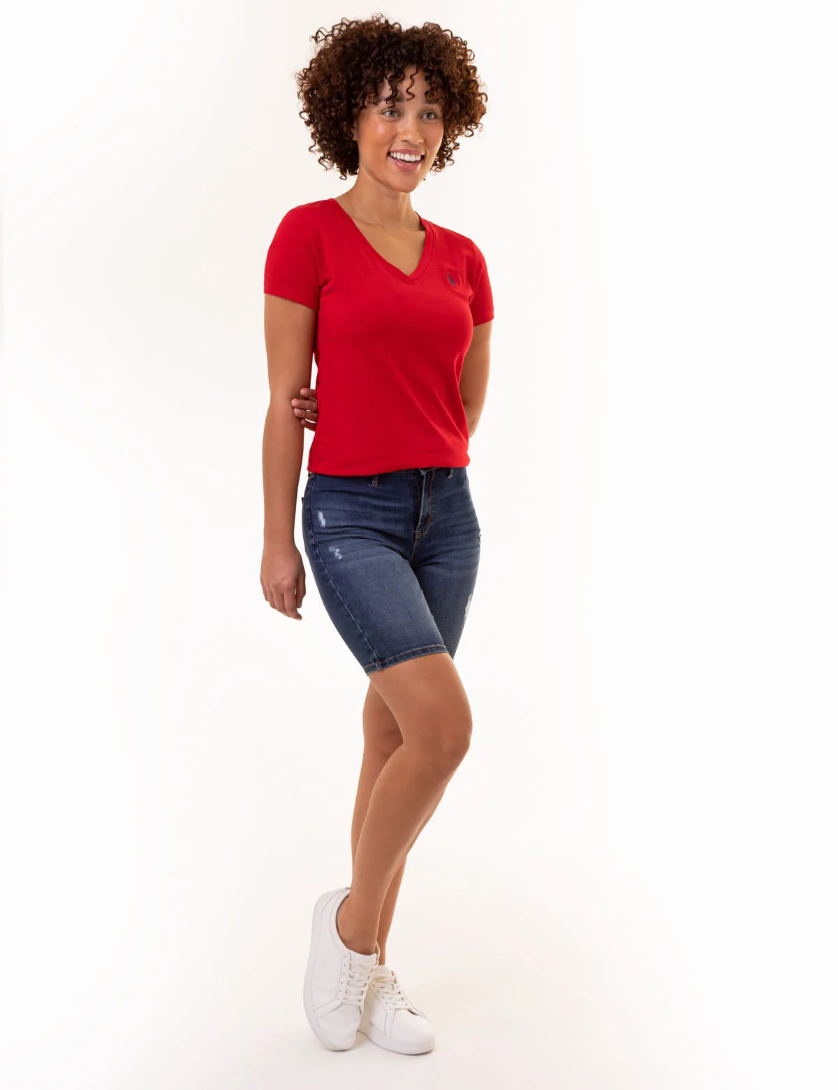 V-NECK T-SHIRT sold by U.S. Polo Assn. product image thumbnail 3