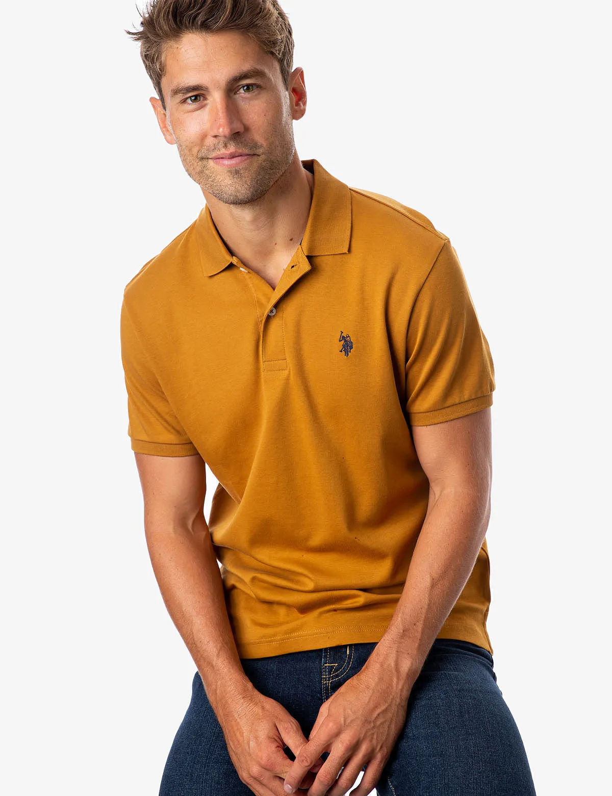 INTERLOCK POLO SHIRT sold by U.S. Polo Assn.