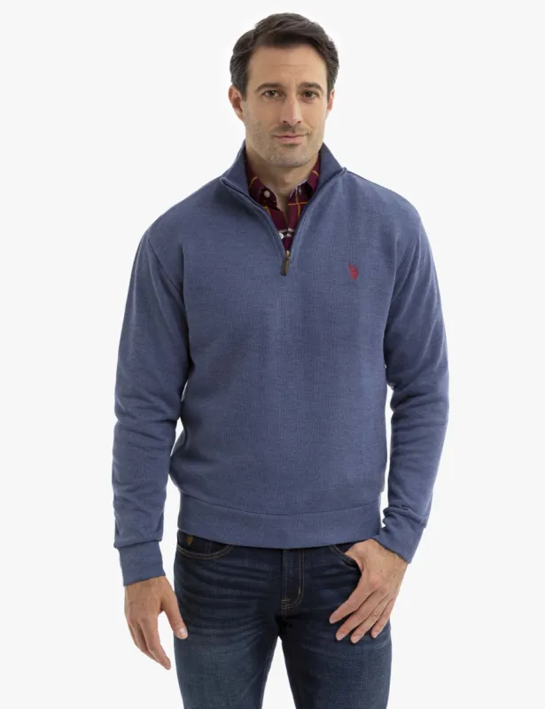 1/4 ZIP FLATBACK PULLOVER sold by U.S. Polo Assn.