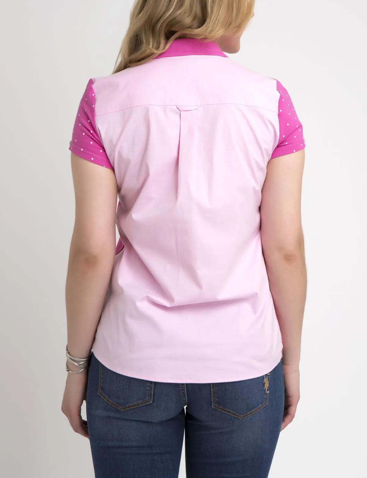 PREMIUM DOT OXFORD MIX POLO SHIRT sold by U.S. Polo Assn. product image thumbnail 3