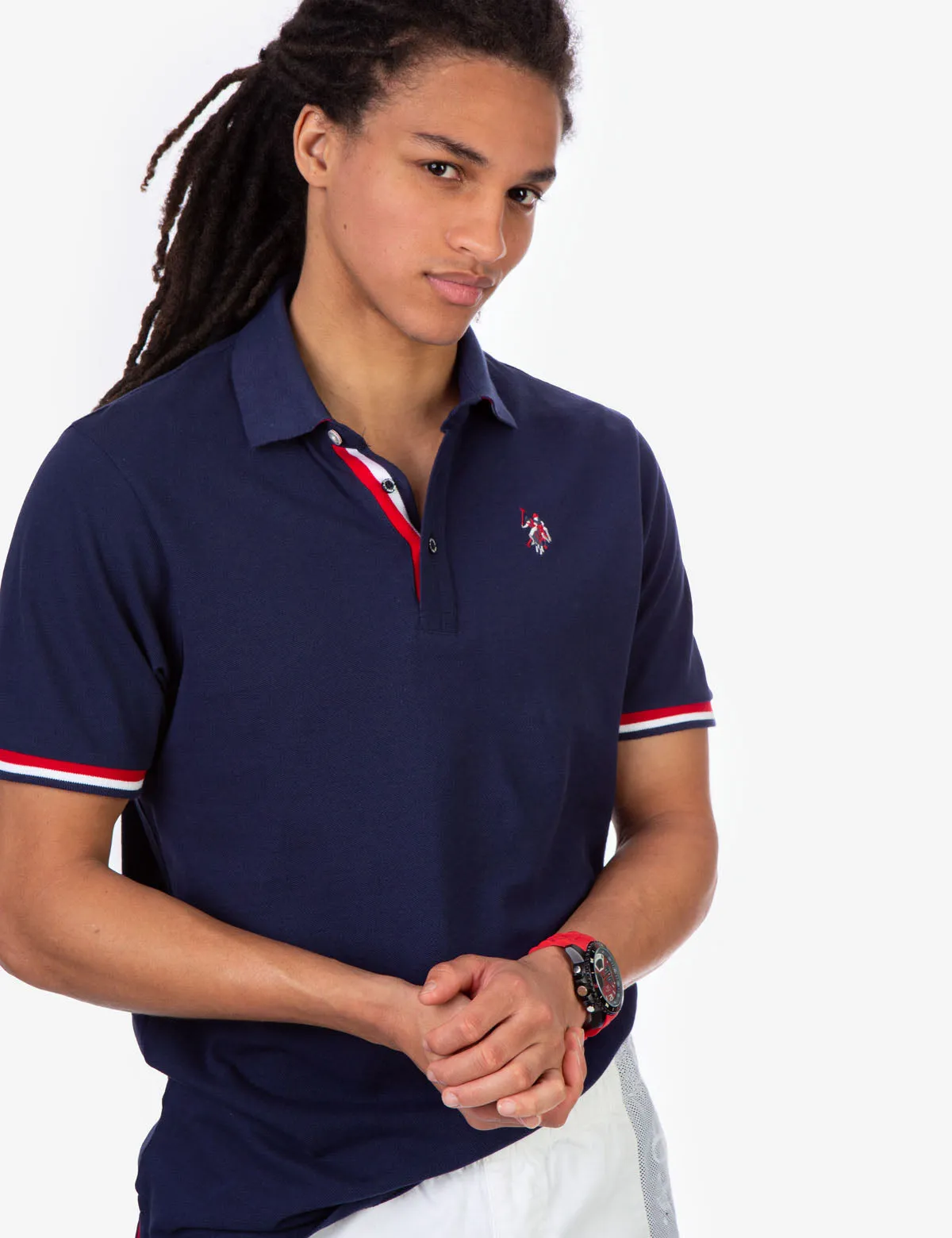 MULTI TIPPED POLO SHIRT sold by U.S. Polo Assn.