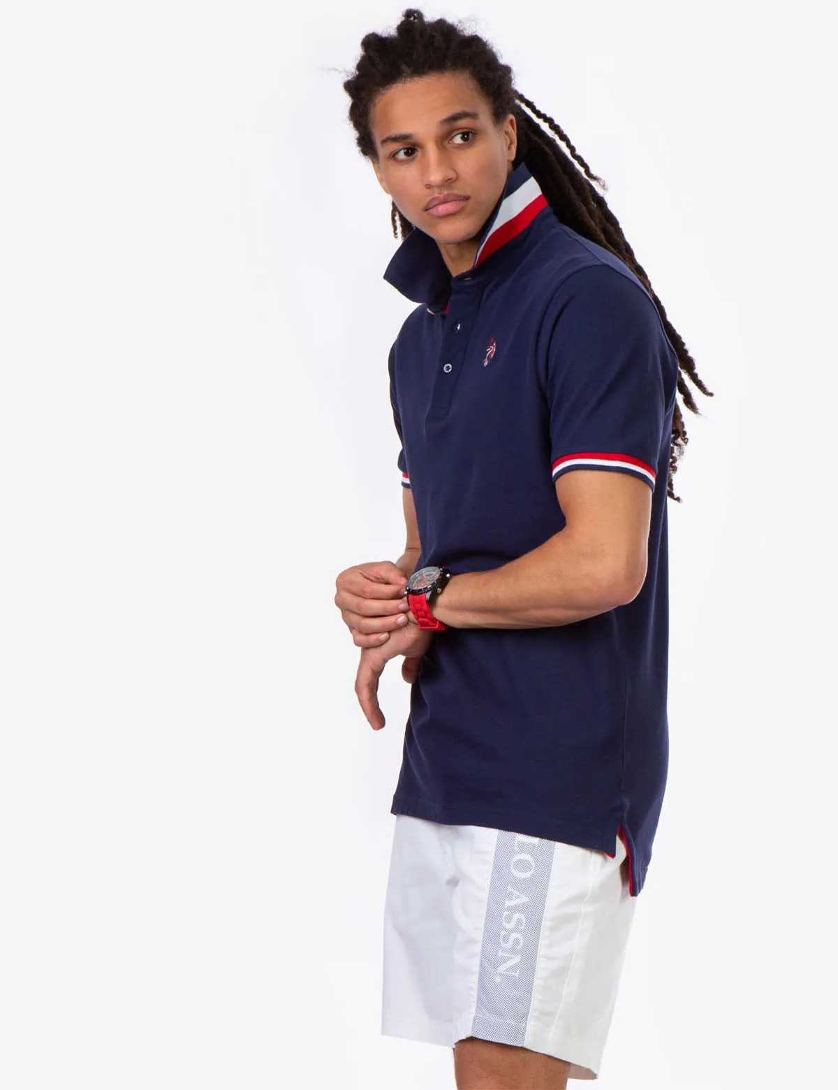 MULTI TIPPED POLO SHIRT sold by U.S. Polo Assn. product image thumbnail 3