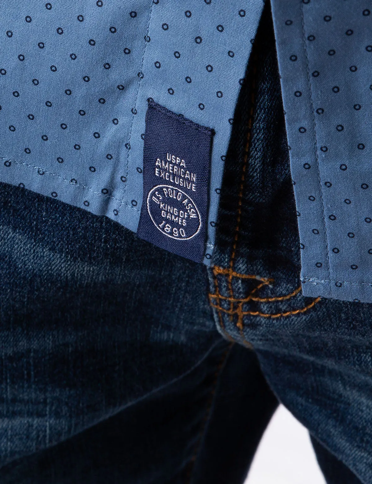 LONG SLEEVE DOT SHIRT sold by U.S. Polo Assn. product image thumbnail 4