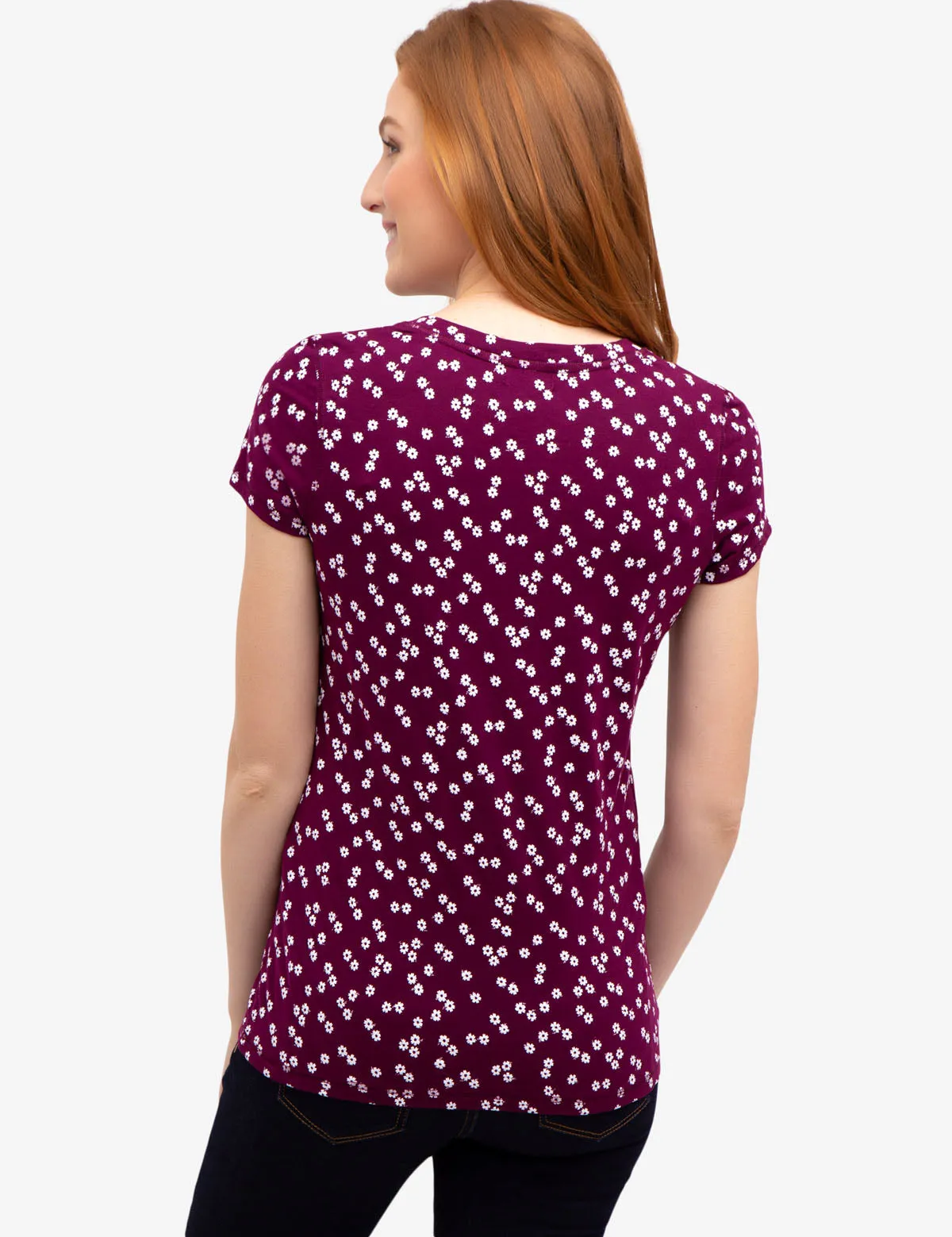 FLORAL PRINTED T-SHIRT sold by U.S. Polo Assn. product image thumbnail 4