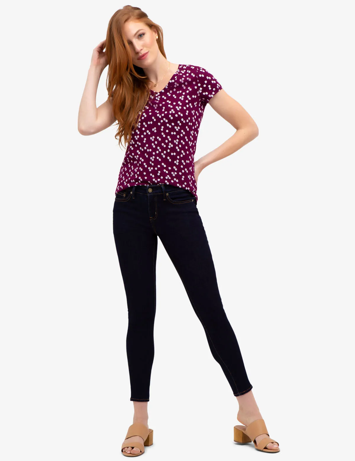 FLORAL PRINTED T-SHIRT sold by U.S. Polo Assn. product image thumbnail 2