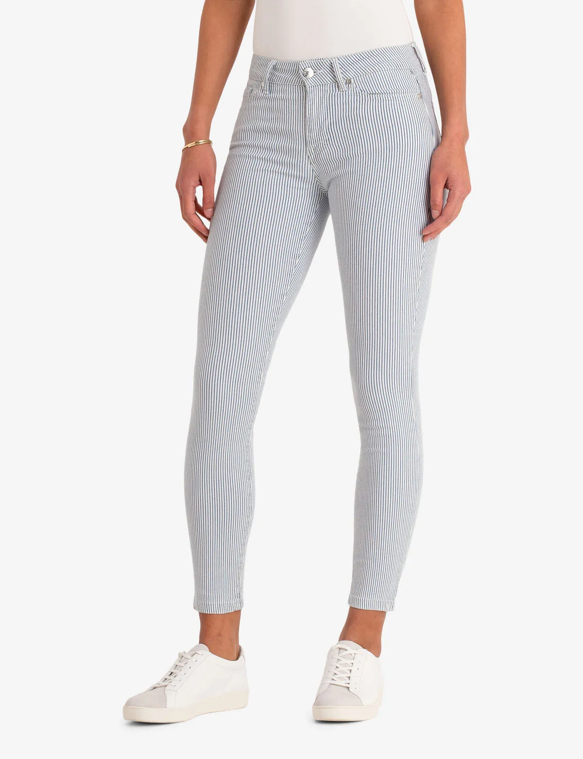TUXEDO STRIPE MID RISE JEGGING sold by U.S. Polo Assn.