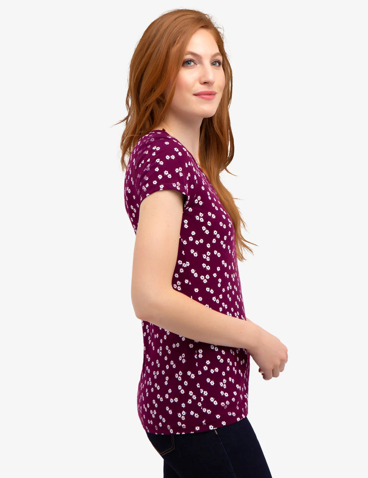 FLORAL PRINTED T-SHIRT sold by U.S. Polo Assn. product image thumbnail 3