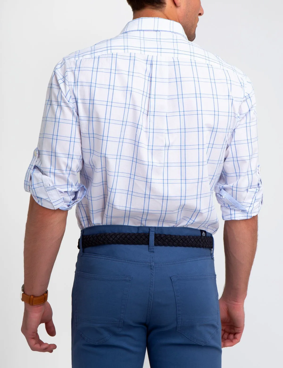 PLAID DOBBY SHIRT sold by U.S. Polo Assn. product image thumbnail 3