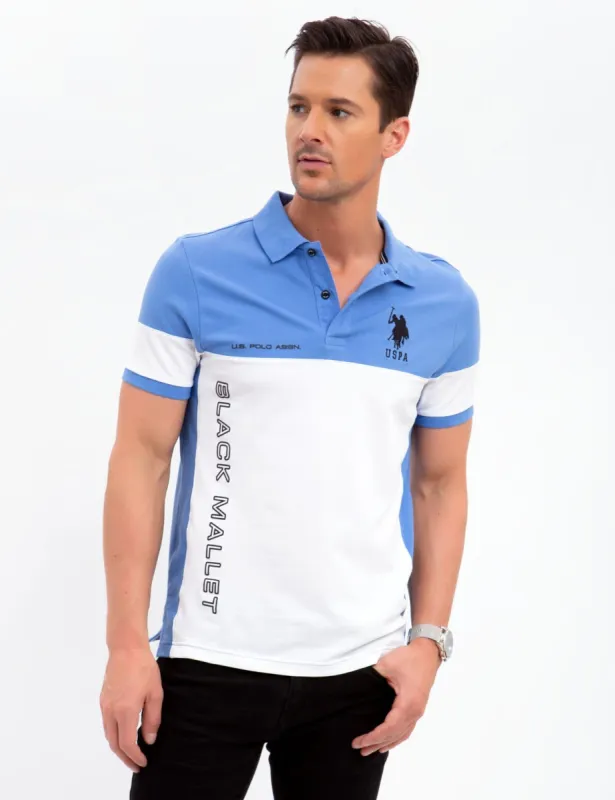 BLACK MALLET SLIM FIT STRETCH PIQUE POLO SHIRT sold by U.S. Polo Assn.