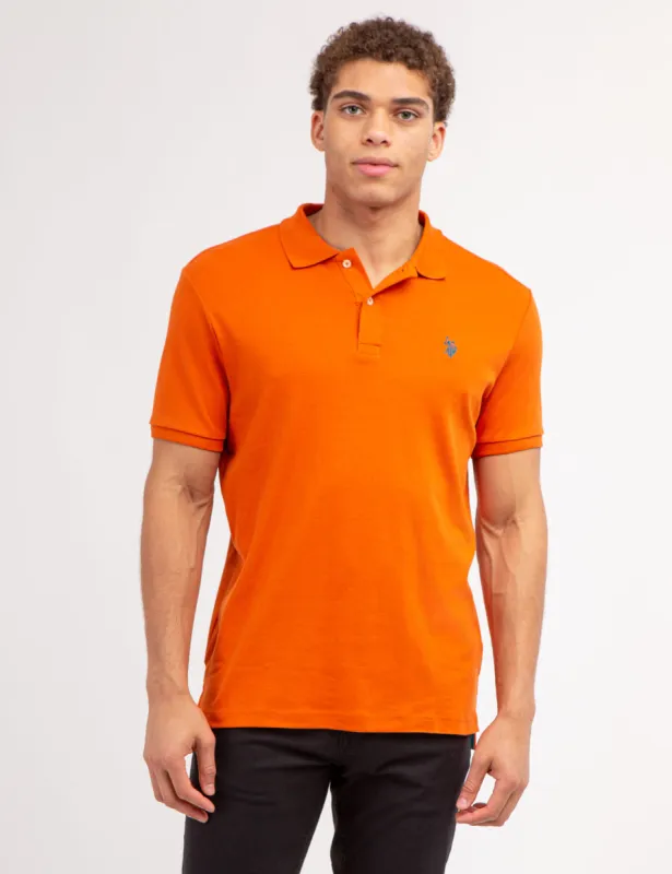 SOLID INTERLOCK POLO SHIRT sold by U.S. Polo Assn.