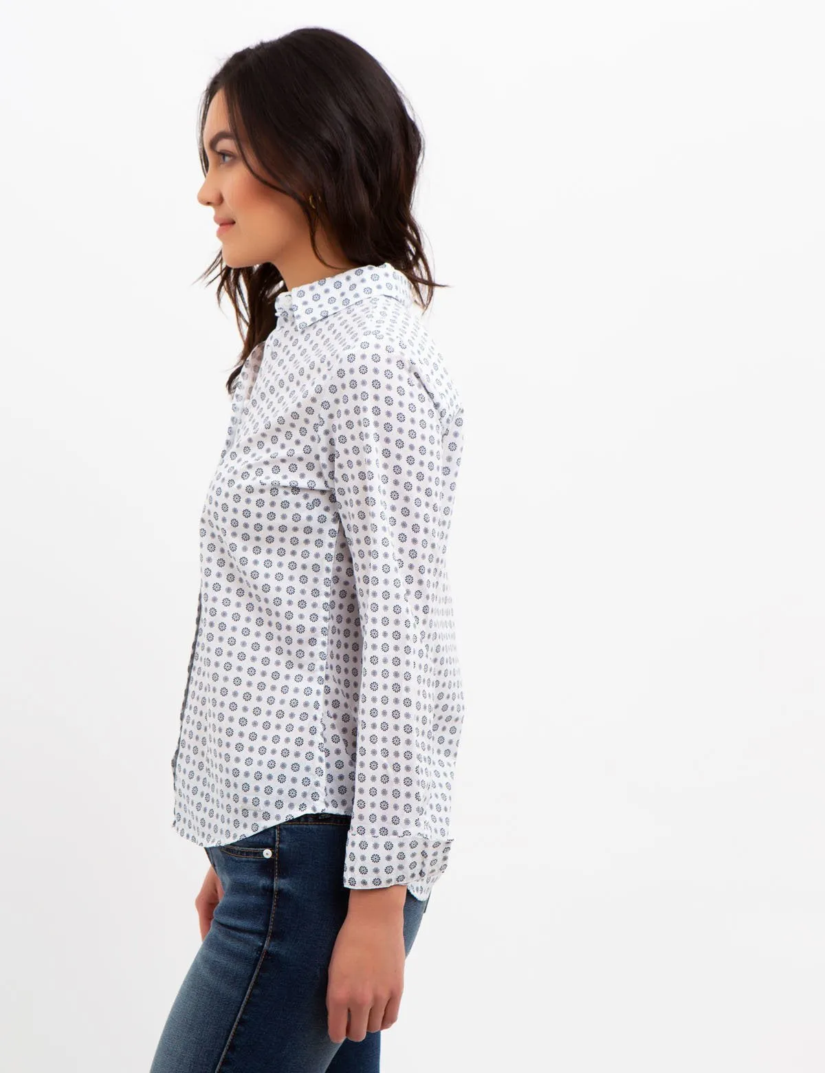 GEO FLORAL PRINTED TOP sold by U.S. Polo Assn. product image thumbnail 2