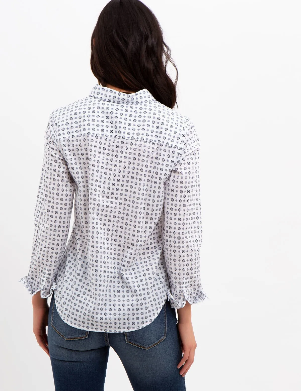 GEO FLORAL PRINTED TOP sold by U.S. Polo Assn. product image thumbnail 3