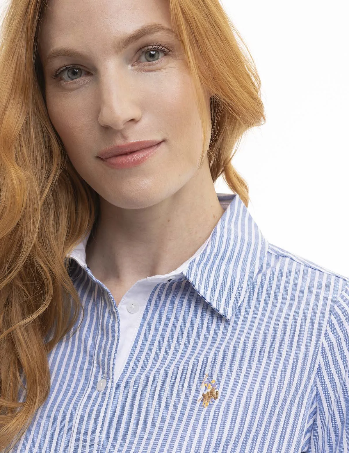 STRIPED MULTI-COLORED LOGO OXFORD DRESS sold by U.S. Polo Assn. product image thumbnail 3