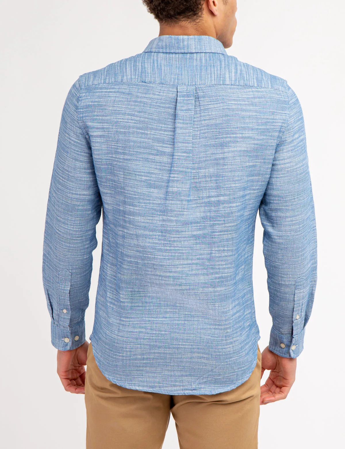 HORIZONTAL STRIPE SLUB WOVEN SHIRT sold by U.S. Polo Assn. product image thumbnail 4