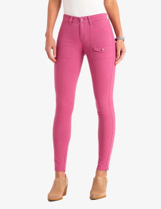 MID RISE SLIM FIT SKINNY ANKLE CARGO PANTS sold by U.S. Polo Assn.