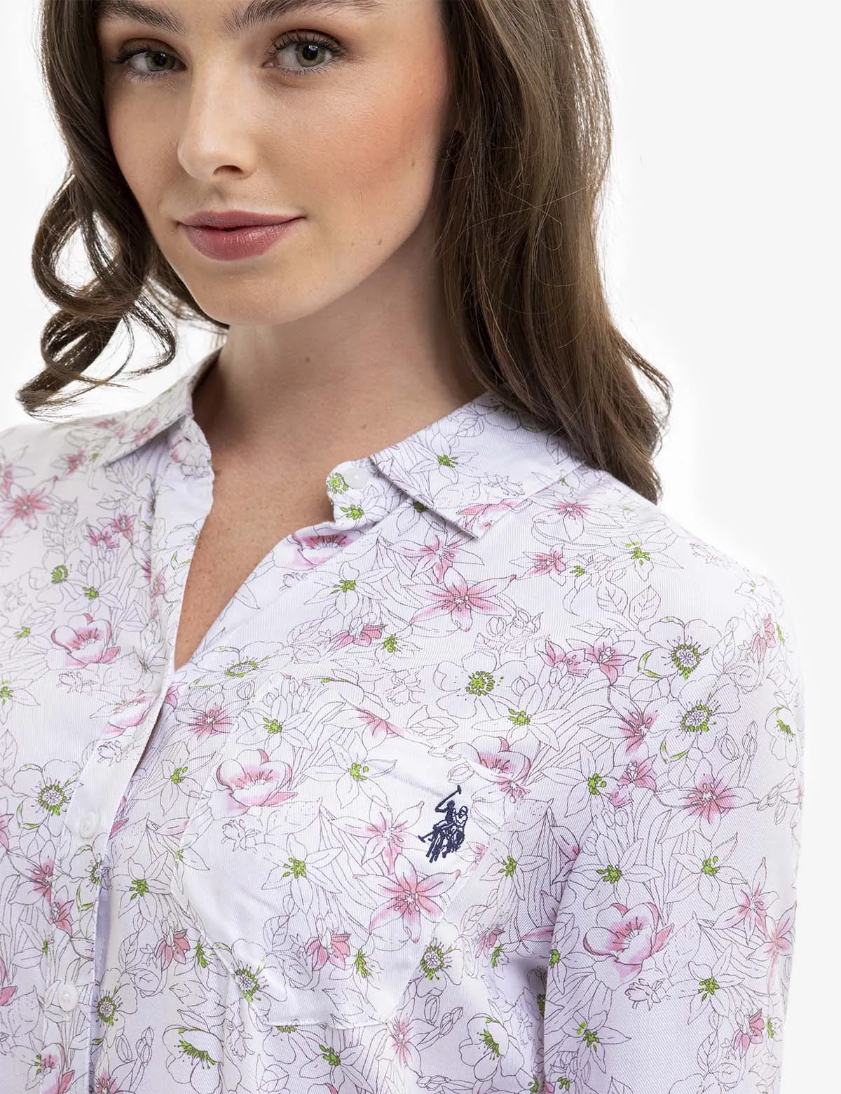 LONG SLEEVE PRINTED WOVEN SHIRT sold by U.S. Polo Assn. product image thumbnail 3