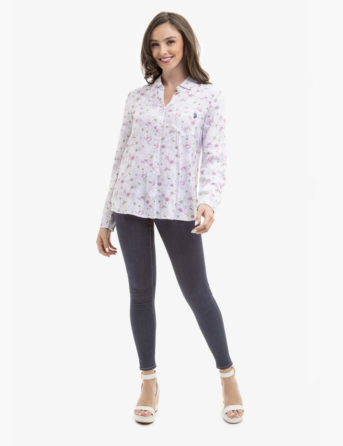 LONG SLEEVE PRINTED WOVEN SHIRT sold by U.S. Polo Assn. product image thumbnail 2