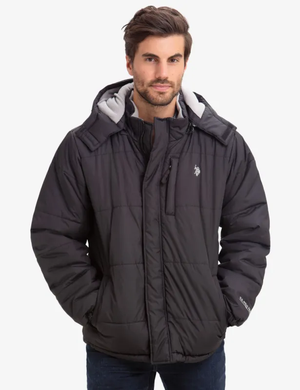 CLASSIC FLEECE LINED BUBBLE PUFFER COAT sold by U.S. Polo Assn.
