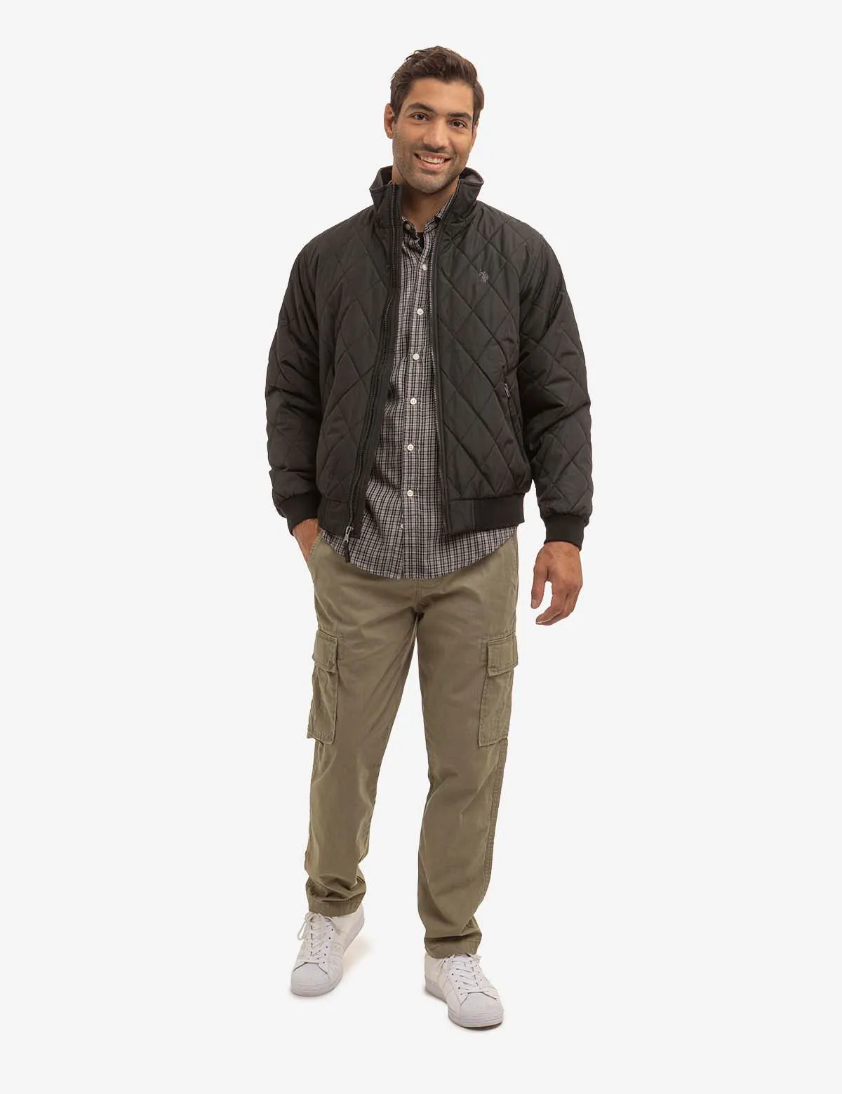 DIAMOND QUILTED FLEECE JACKET sold by U.S. Polo Assn. product image thumbnail 2