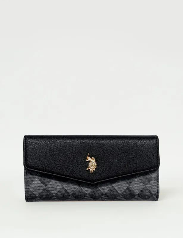 DIAMOND LARGE FLAP WALLET sold by U.S. Polo Assn.