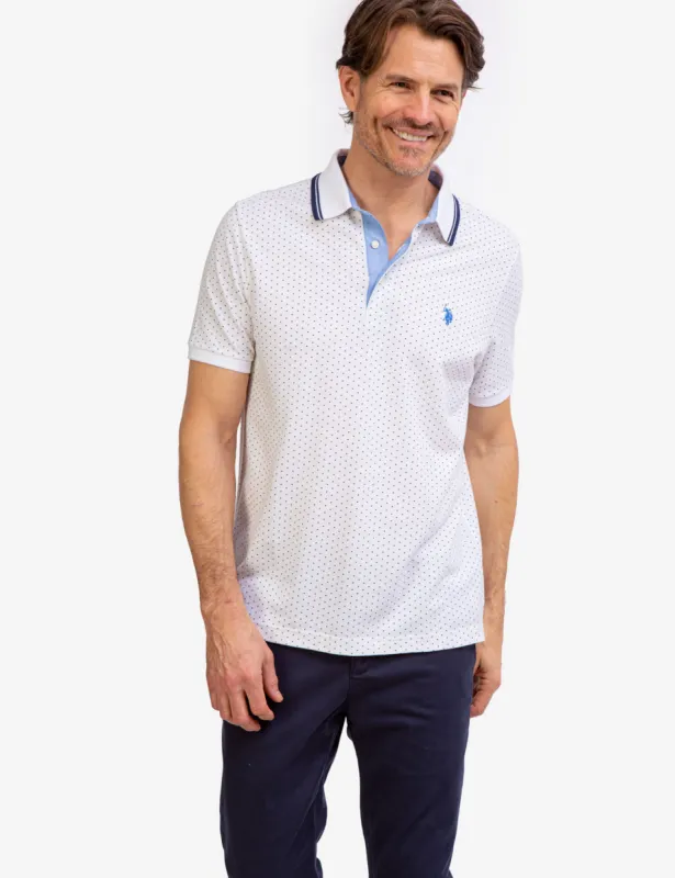DOT PRINT POLO SHIRT sold by U.S. Polo Assn.
