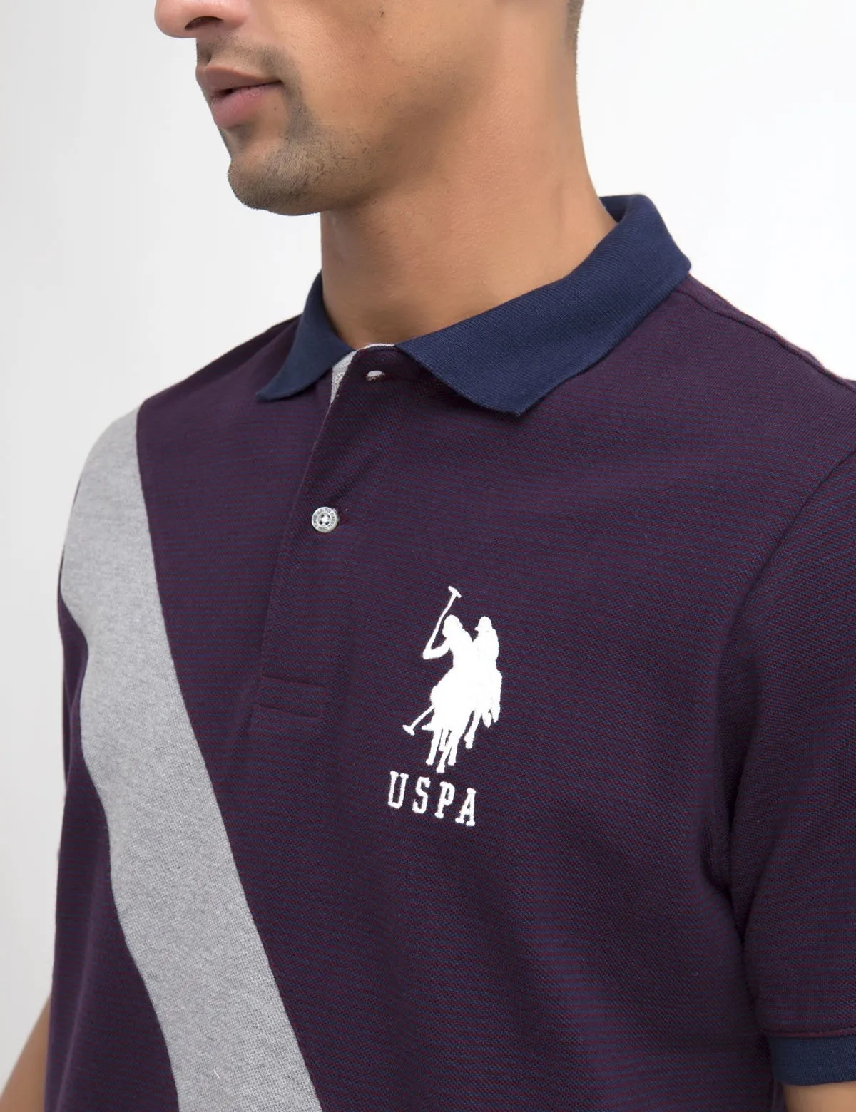 STRIPED & DIAGONAL POLO SHIRT sold by U.S. Polo Assn. product image thumbnail 2