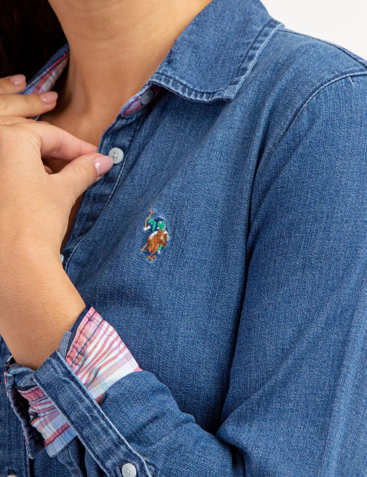 CHAMBRAY DRESS sold by U.S. Polo Assn. product image thumbnail 2