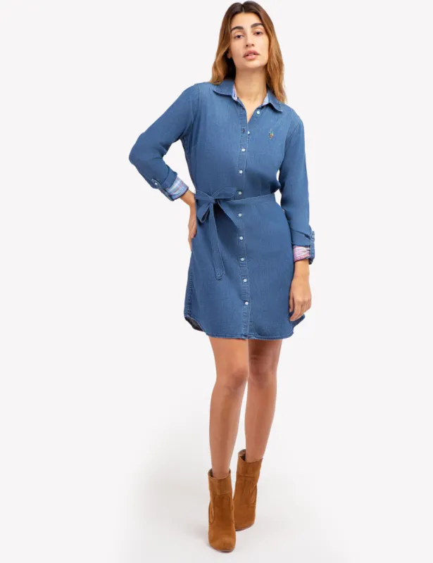 CHAMBRAY DRESS sold by U.S. Polo Assn.